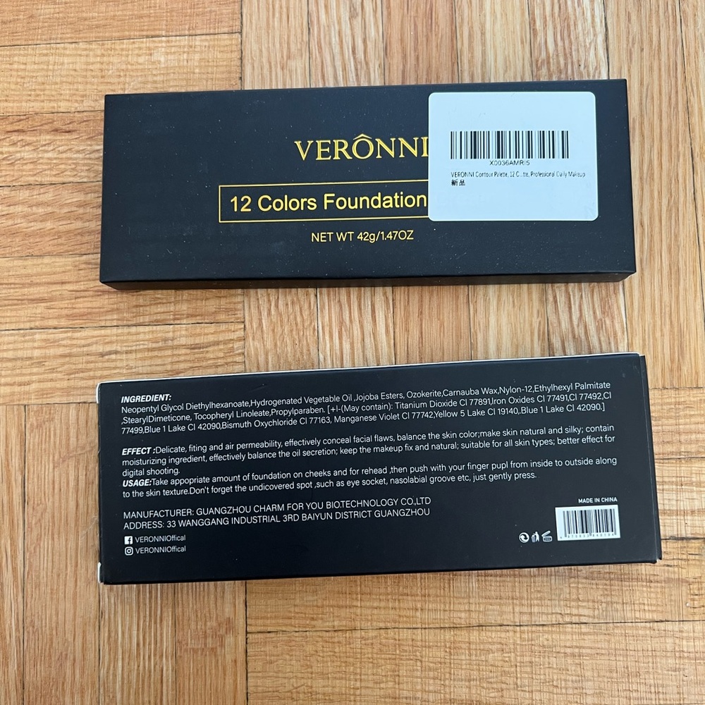 VERONNI Face Contour Concealer 12 Colors Palette